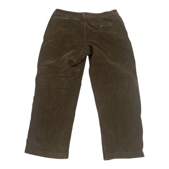 LL. Bean Corduroy Pants Women's 10 Petite Original Fit Olive Green Classic Retro - Picture 5 of 5